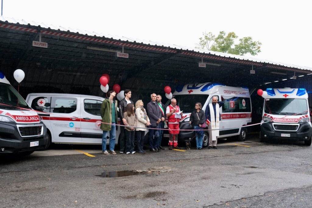 Acqua Sant'Anna dona un mezzo alla CRI di Beinasco in memoria di Alberto Bertone
